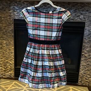 Carter's Plaid Dress with Cap Sleeves